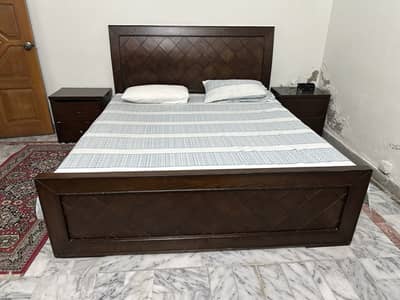 Double bed and Molty  foam for sale in good condition