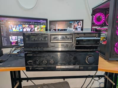 Kenwood Amplifier And Cassette Player