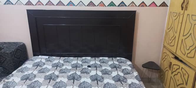 Queen Size Double Bed with Mattress