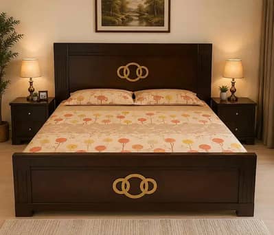 Bed/Double bed/single bed/king size bed/wooden bed/polish bed