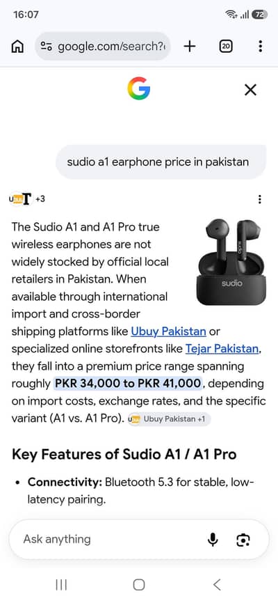 Sudio UK ky airpods hai New hai Bilkul UK sy aye hai
