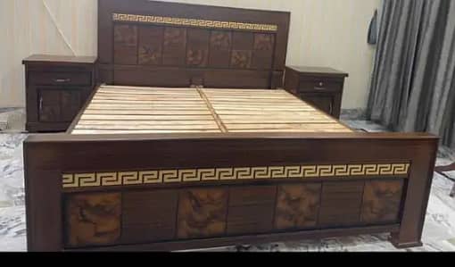Bed Set, Wooden Bed, Single Bed, Double Bed, King Size Bed, Side Tabl