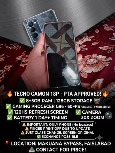 Tecno Camon 18 primer
