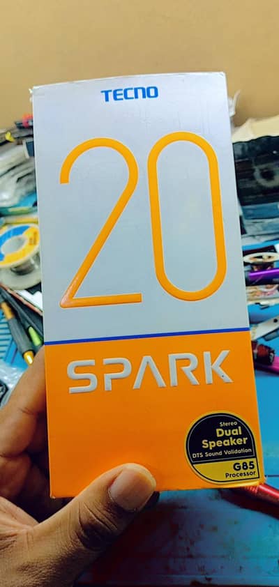 Tecno spark 20 16/256gb pta approved with box and charger complete box