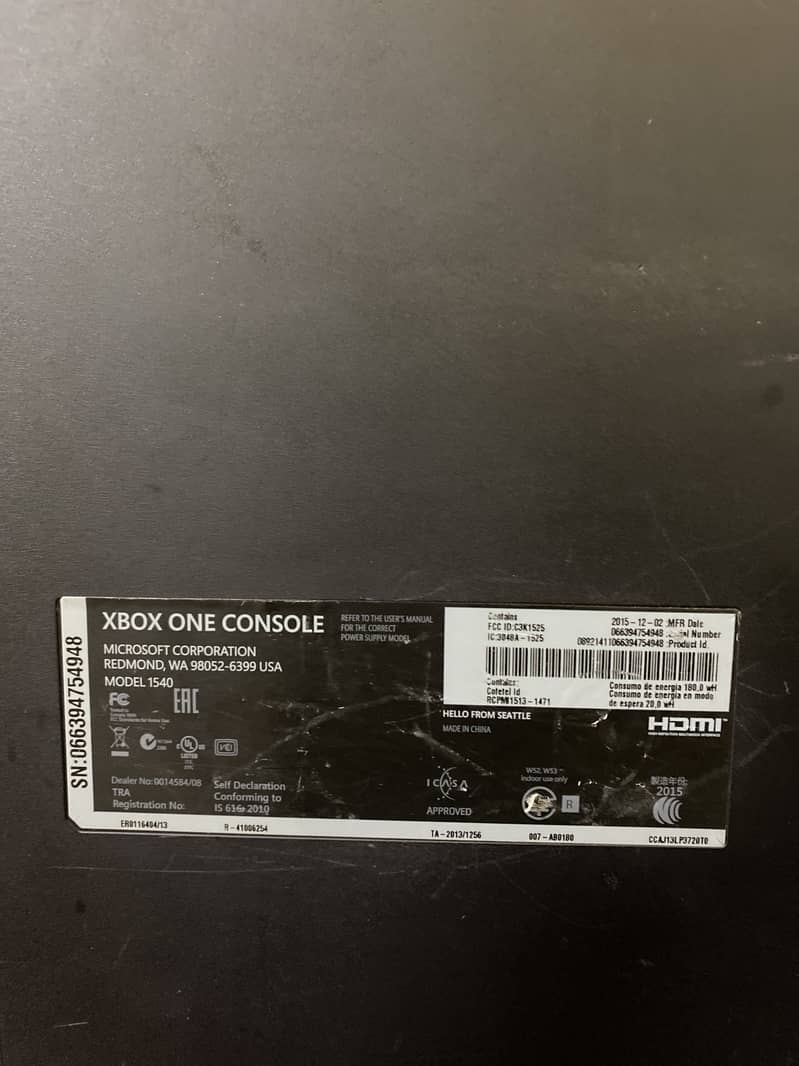 Xbox one 4
