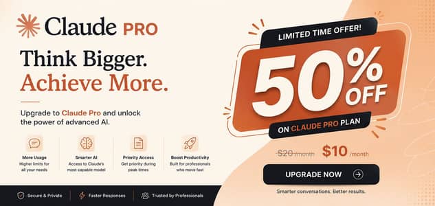 Claude pro plan for sale