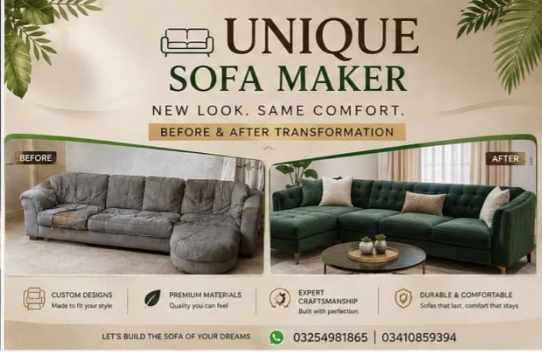 Sofa poshish/sofa repairing/sofa fixing/sofa covering/L shape Sofas 0