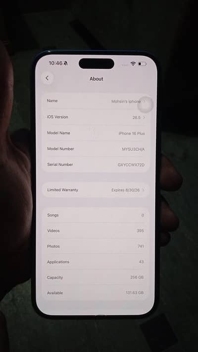 Apple iPhone 16 Plus factory non pta 256