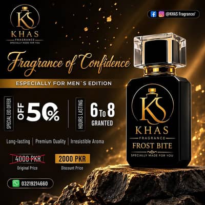 KHAS Fragrance FROST BITE (Men's Edition) - Fragrance of Confidence