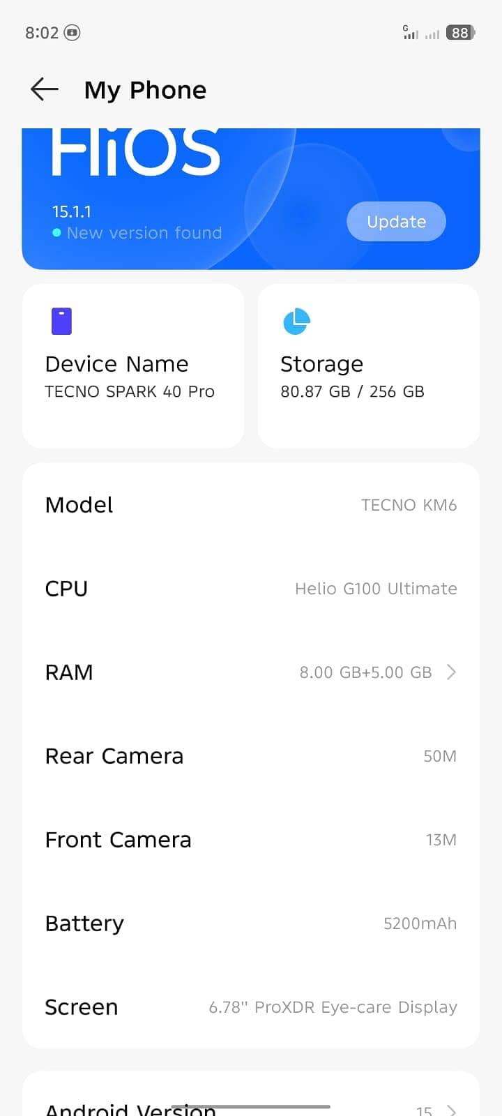 Tecno Spark 40 pro 5