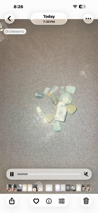 Aquamarine stones , Origin Afghanistan