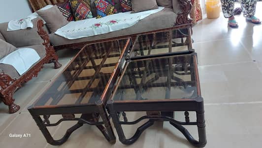 3 pairs of tables