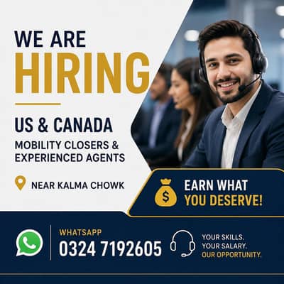 looking for Experienced agents