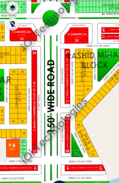 5 Marla Commercial Plot For Sale In Bahria Town Lhr