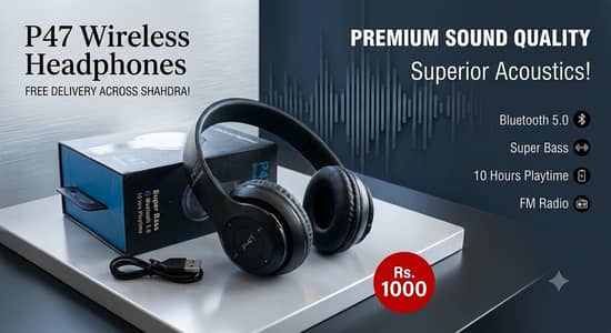 wireless Bluetooth headphone