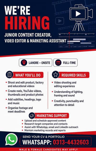 Video Content Creator &marketing Assistant