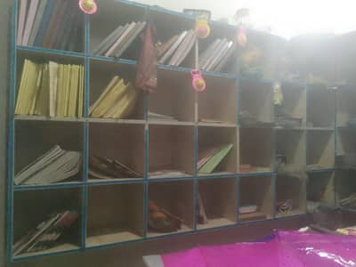 Counters and shelves