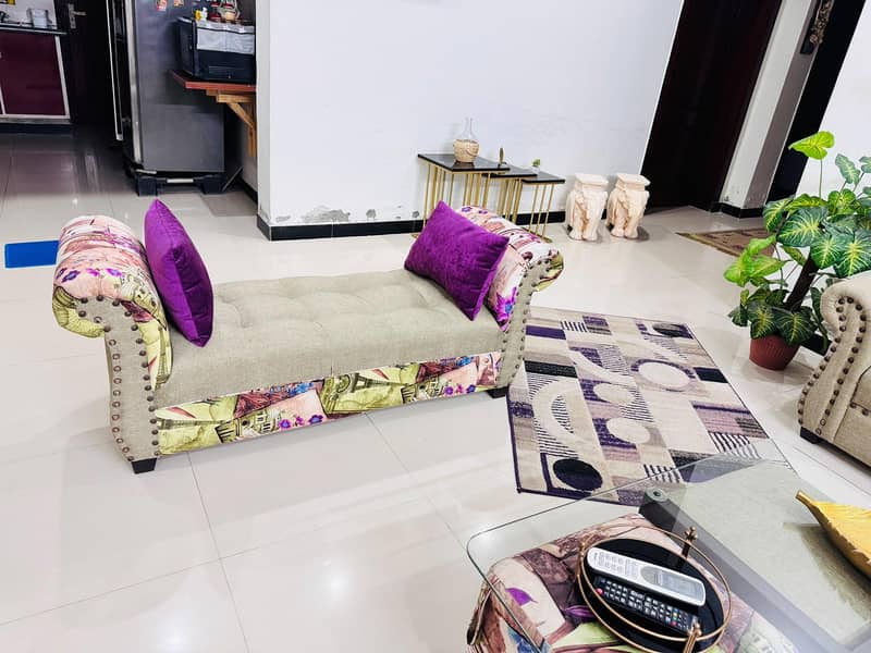 L shape full sofa set 2