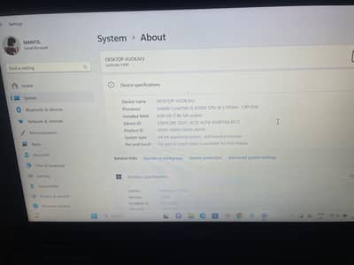 Core i5 8th Generation “Dell 5490”