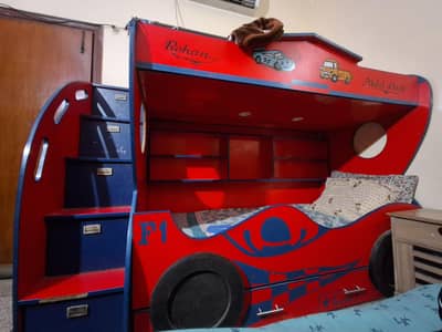 Kids Bunk Bed with Mattresses