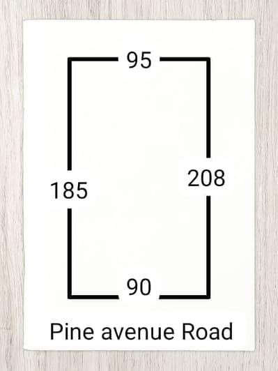 4 KANAL COMMERCIAL PLOT LOCATED IN THE BEST BLOCK OF PINE AVENUE LAHORE.