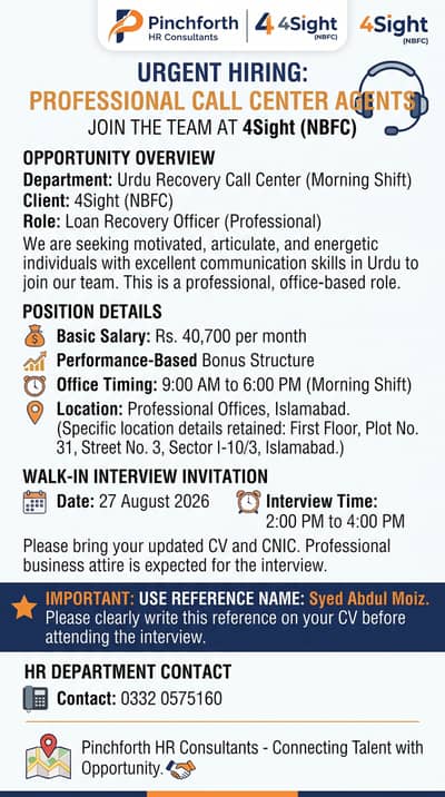 Loan Recovery - Urdu Call Centre