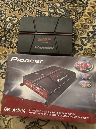 Pioneer GM-A4704 4-Channel Car Amplifier – Original