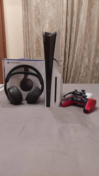 PlayStation 5 Slim | Sony Headset | 2 Controllers