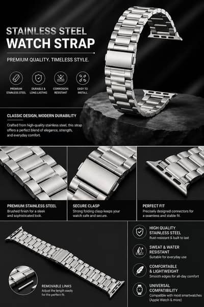 Premium steel strap