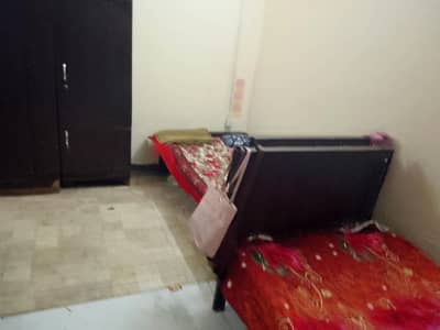 3 seater ac room with shared terrace for girls