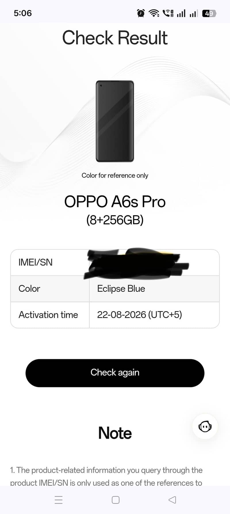 OPPO A6s pro 1