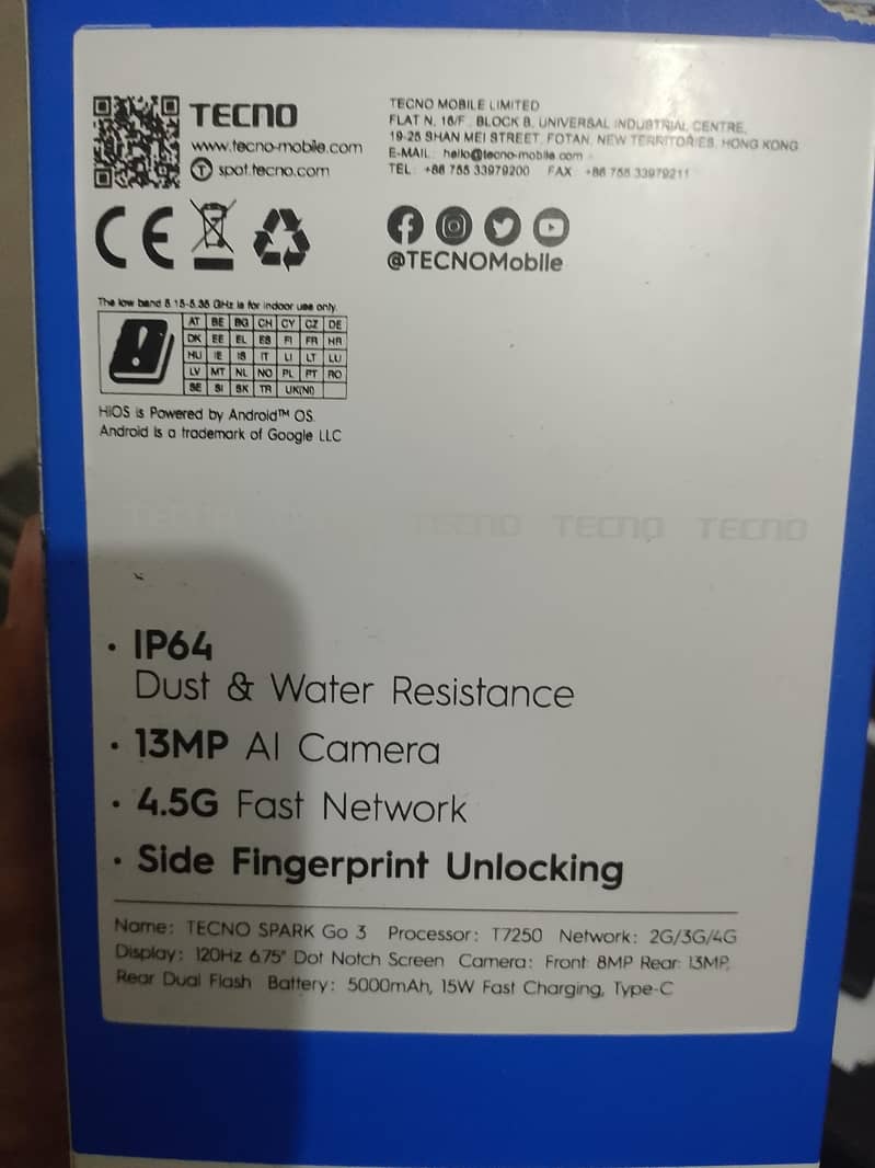 Tecno Spark Go 1