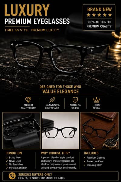 Chrome Heart Luxury Premium Eyeglasses for Sale