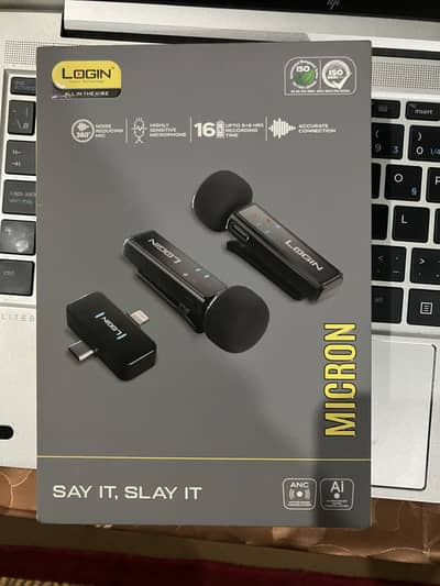 Login l250 mic brand new