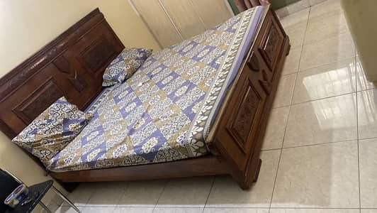 Wooden bed