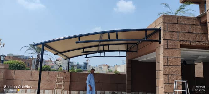 Wall mounted shade / Garage shade / Heat proof shade / Tensile shade