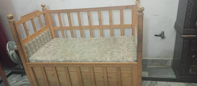 Baby wooden cot for sale
