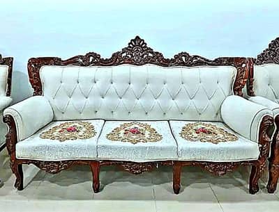 Sheesham Wood Luxury Sofa Set