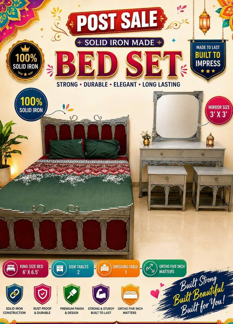 Solid Iron - Bed Set 0