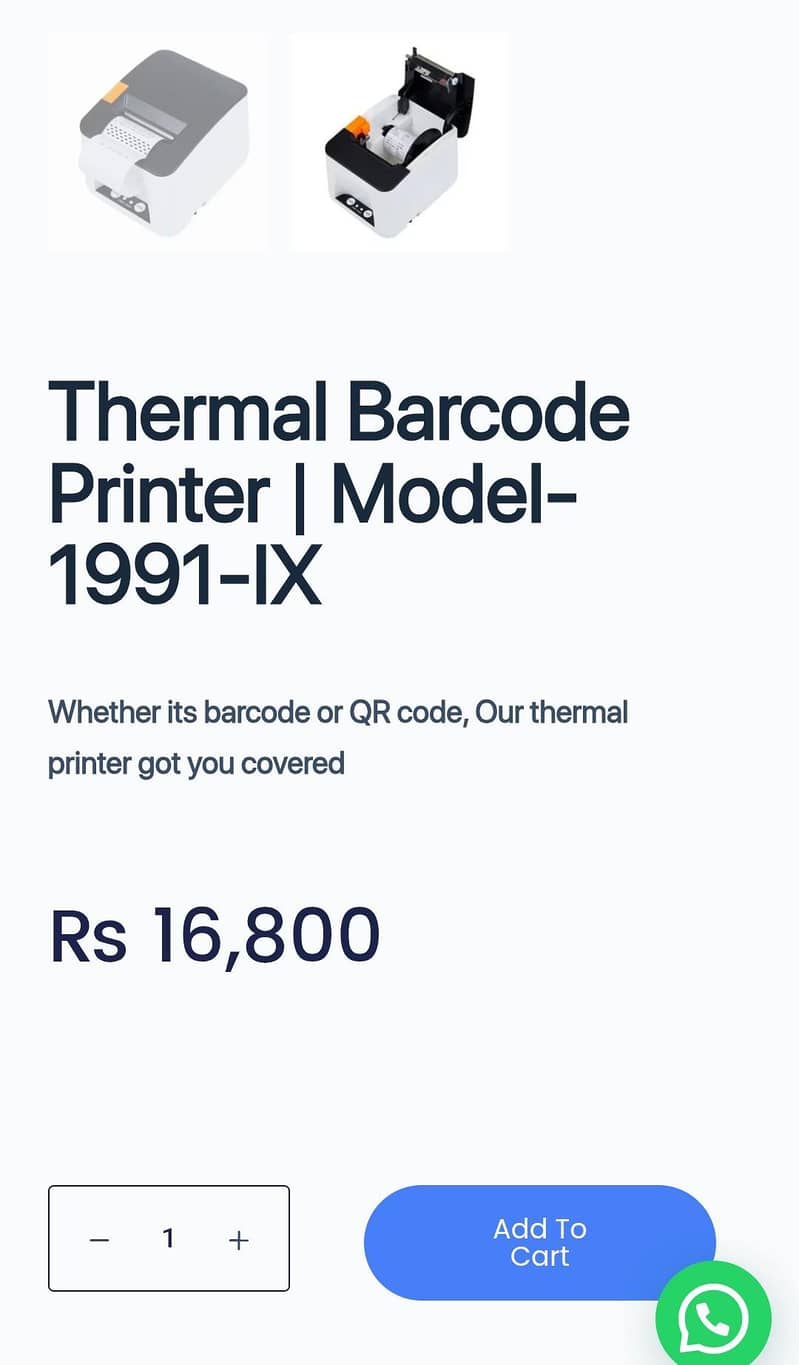 Barcode Machine Set (printer + Scanner) 10