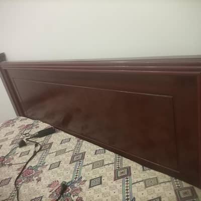 Double bed with spring matress brand new