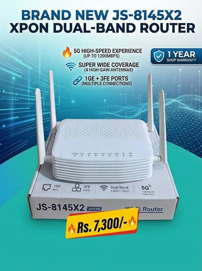 JS-8145X2 XPON Dual Band 5G Router (With Warranty)