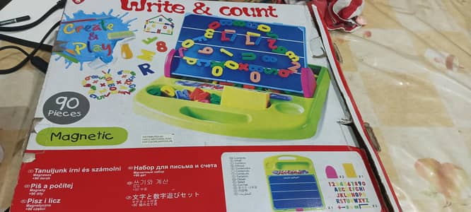 write and count magnetic board