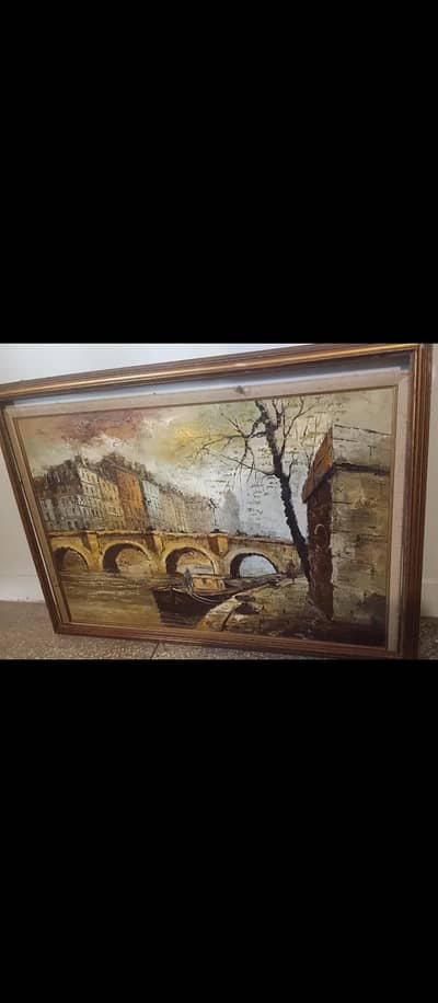 OLD LONDON BRIDGE PAINTING