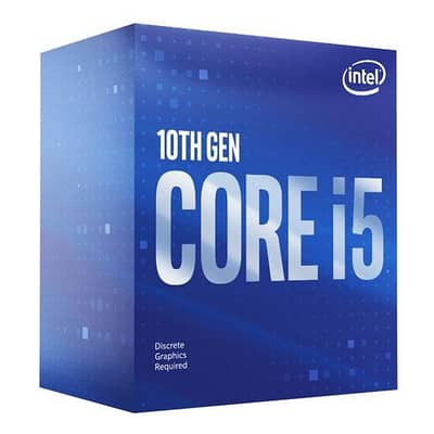 Core i5 10400f processor with cooler.