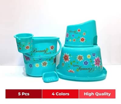 5 Piece Beauty Bath Set - Daraz 5400, Our Price 3300 - Bulk Available