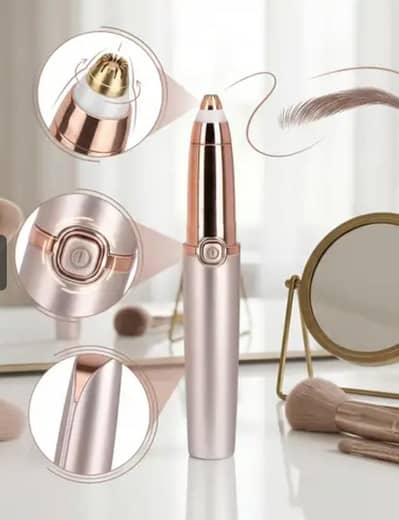 Eyebrow and facial hair remover and trimmer