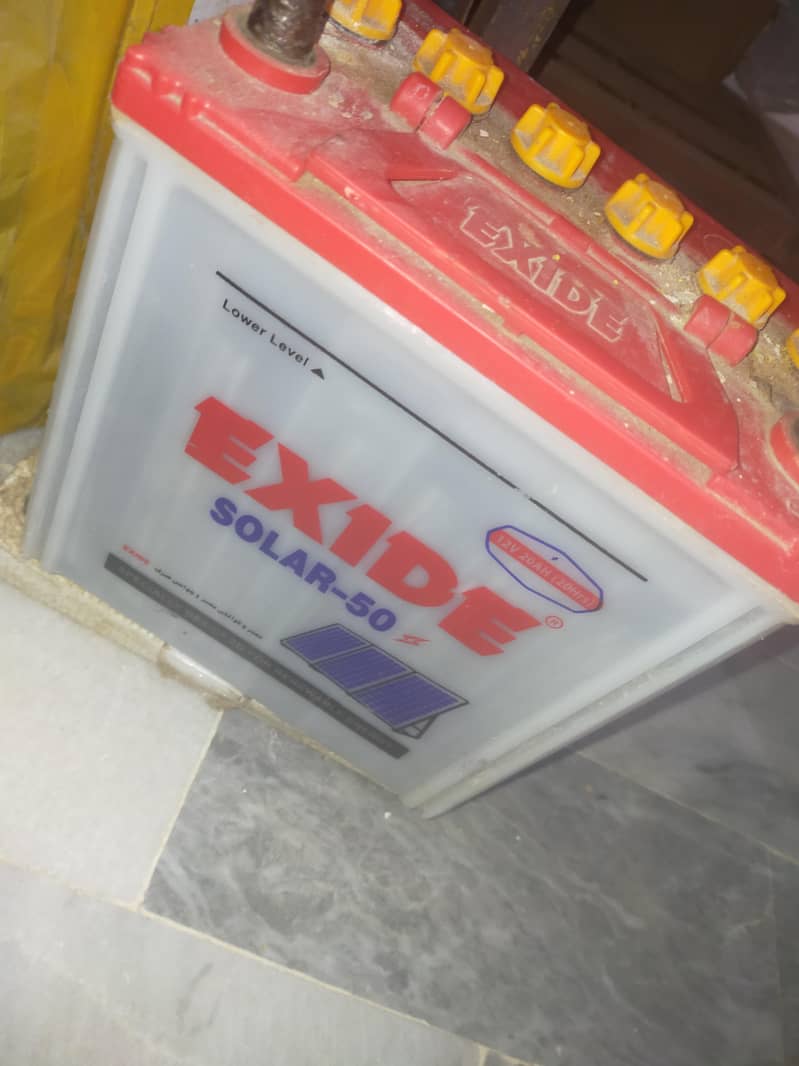 Exide battery 0