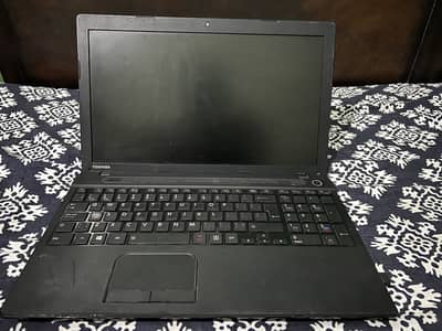 Toshiba laptop  core i5 3rd gen 128gb ssd 4 gb ram. with charger