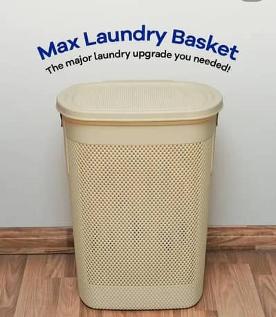 Max Large Laundry Basket With Lid